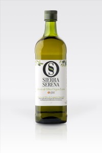 Botella aceite de oliva virgen extra, Sierra Serena, 1l marasca